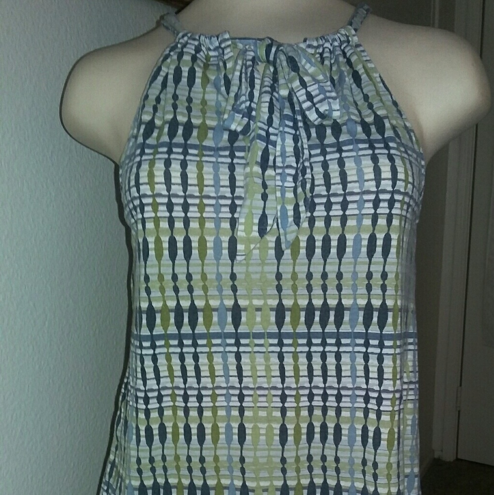 CUTE! Blue/Green Top