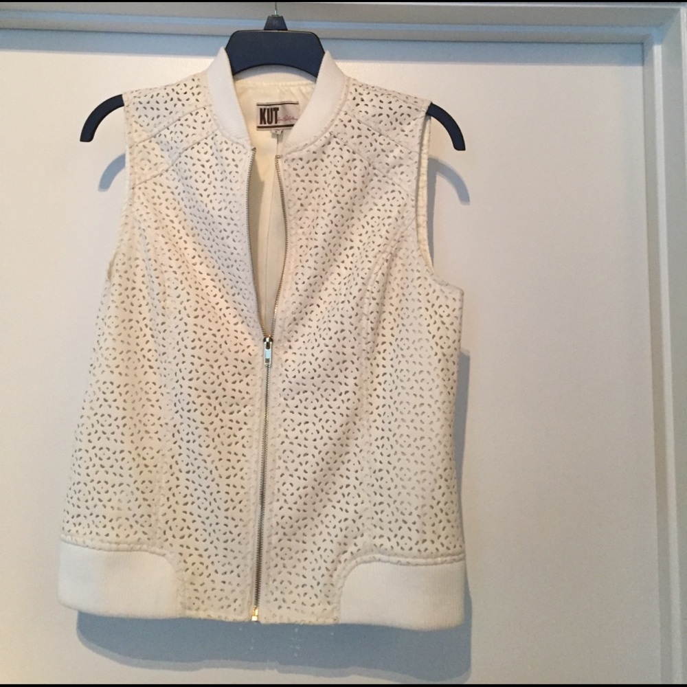 Leather vest