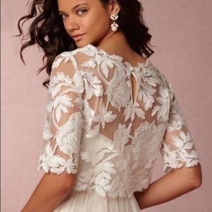 Custom BHLDN Tadashi Shoji "Ari" Bridal Topper