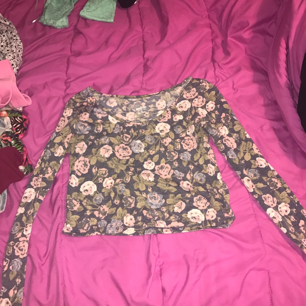 Cute Floral Crop too