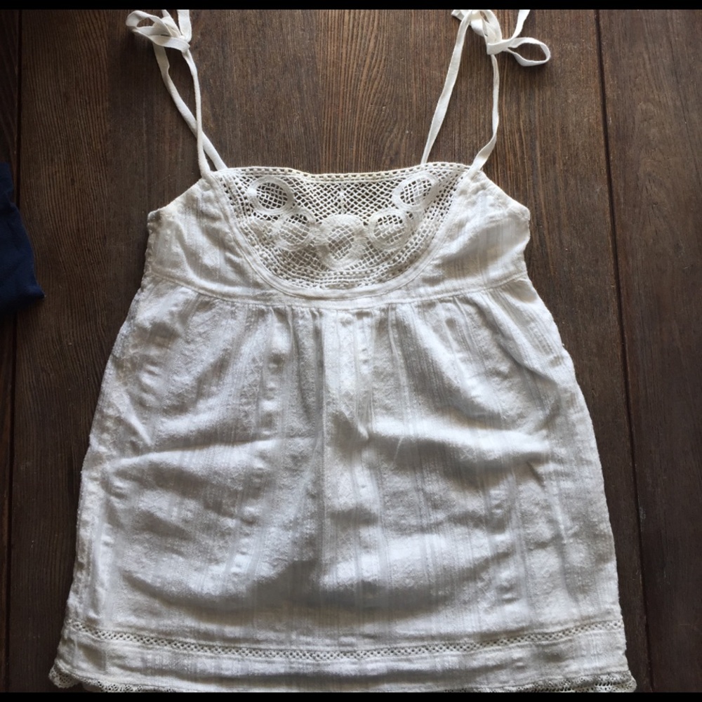 White Lace Tank