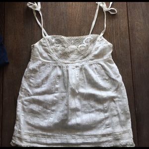 White Lace Tank