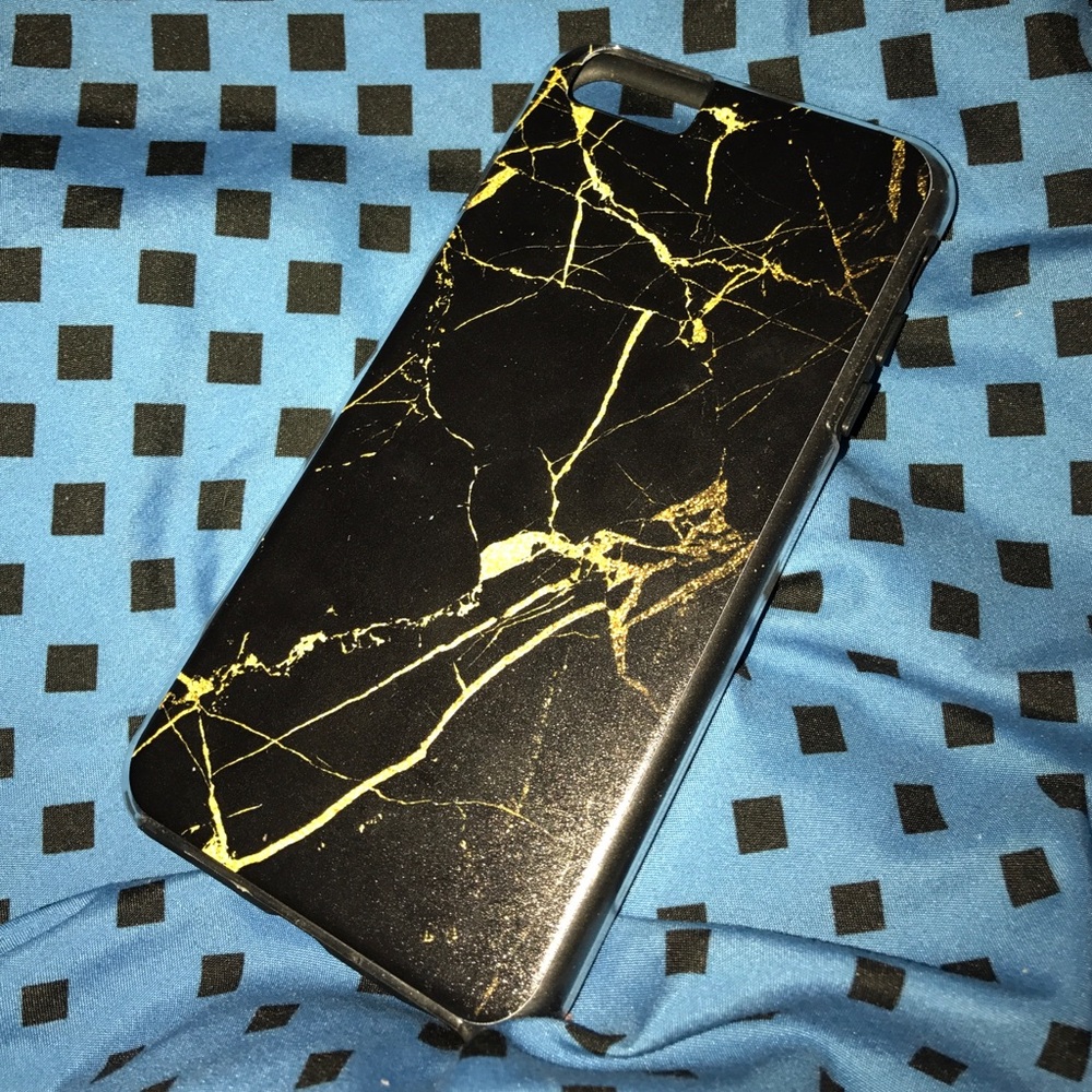 Black marble case