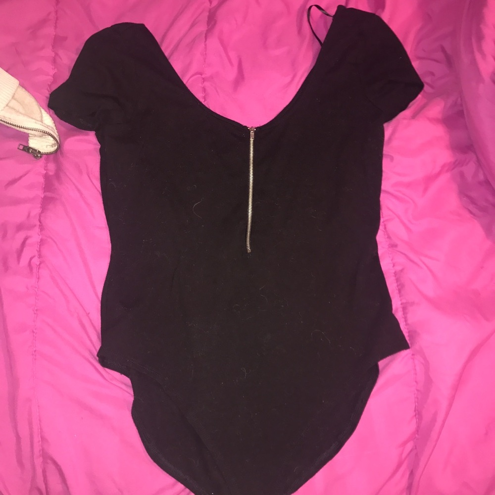 Black onsie styled top