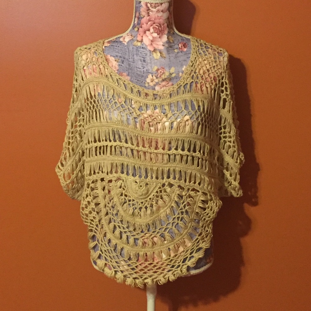 Crochet Top Size Large