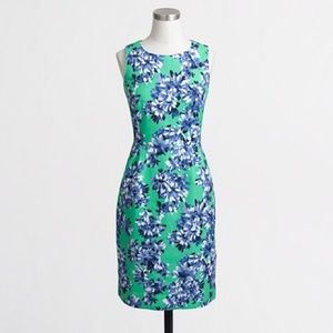 J. Crew Factory Floral Cotton Dress