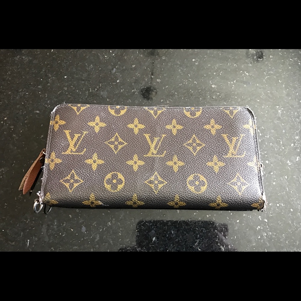 Long zip and snap Monogrammed  LV Wallet