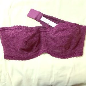 ✔️NWOT✔️ Victoria Secret Strapless Lace Bralette