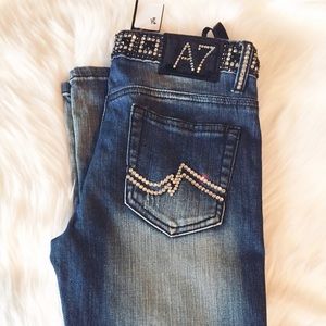 Swarovski A7 jeans