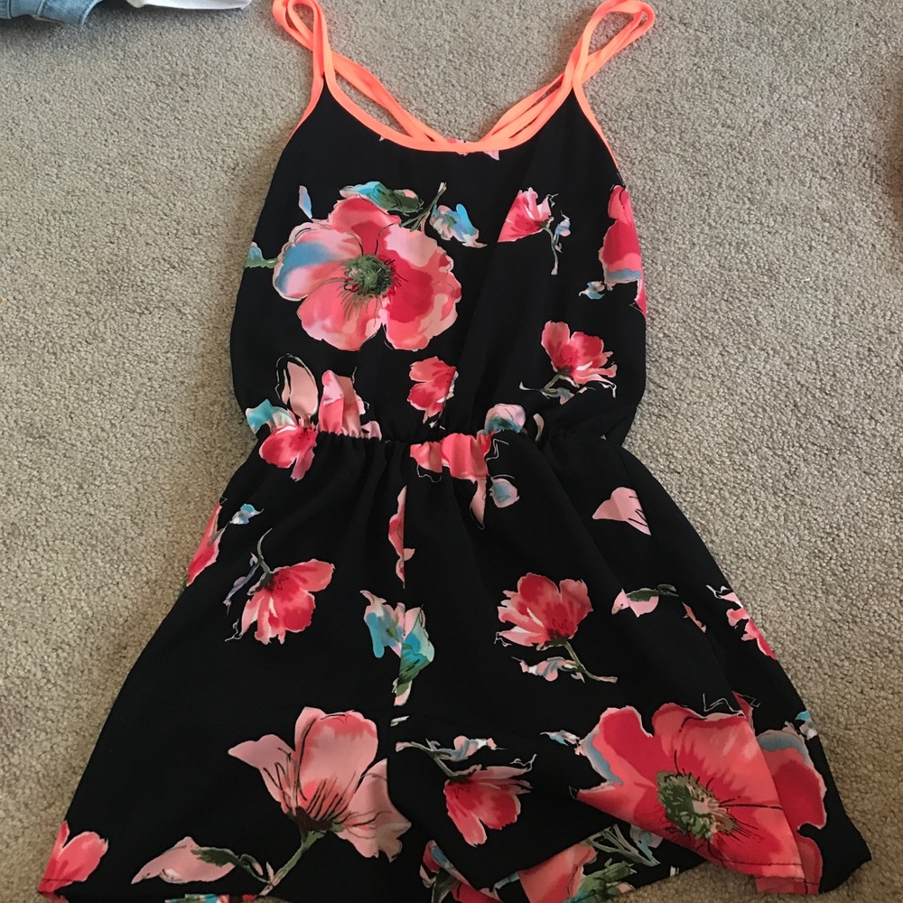 Floral Romper from Charlotte Russe