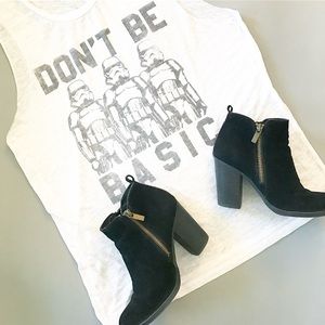 Bamboo Black Booties