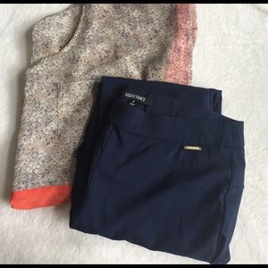 Ellen Tracy Pants - stretchy blue ellen tracy dress pants size 8 Ellen Tracy Pants - stretchy blue ellen tracy dress pants size 8