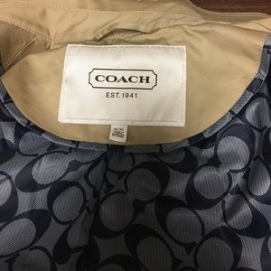Coach rain jacket