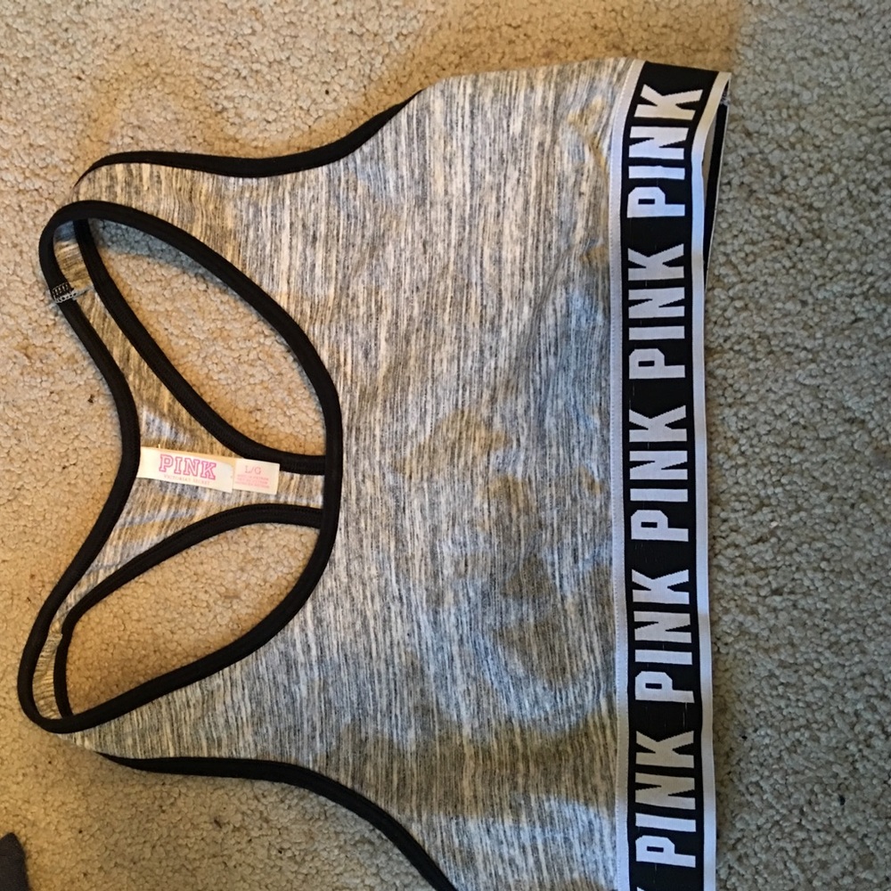 PINK sports bra size large