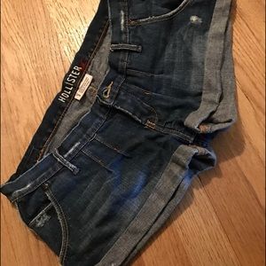 Hollister jean shorts