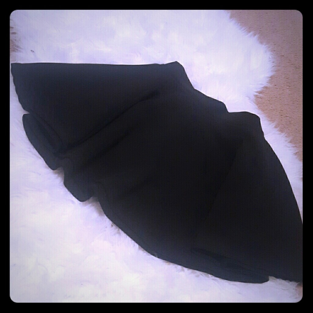 Black Vintage Havana circle skirt