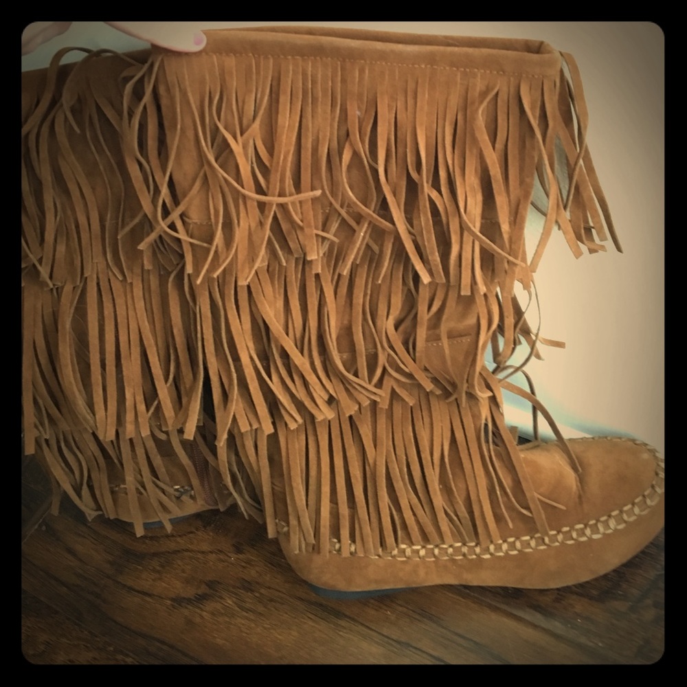 Fringe Boots