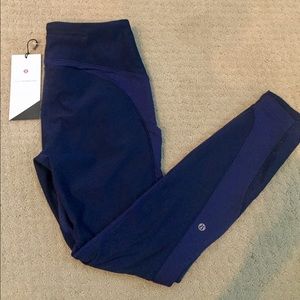 Lululemon Sleet Sprinter Tights Hero Blue Size 6