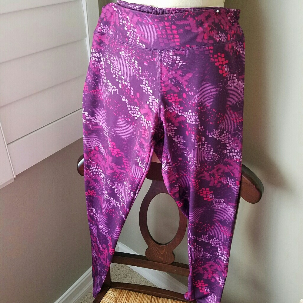 Purple Print Athletic Legging