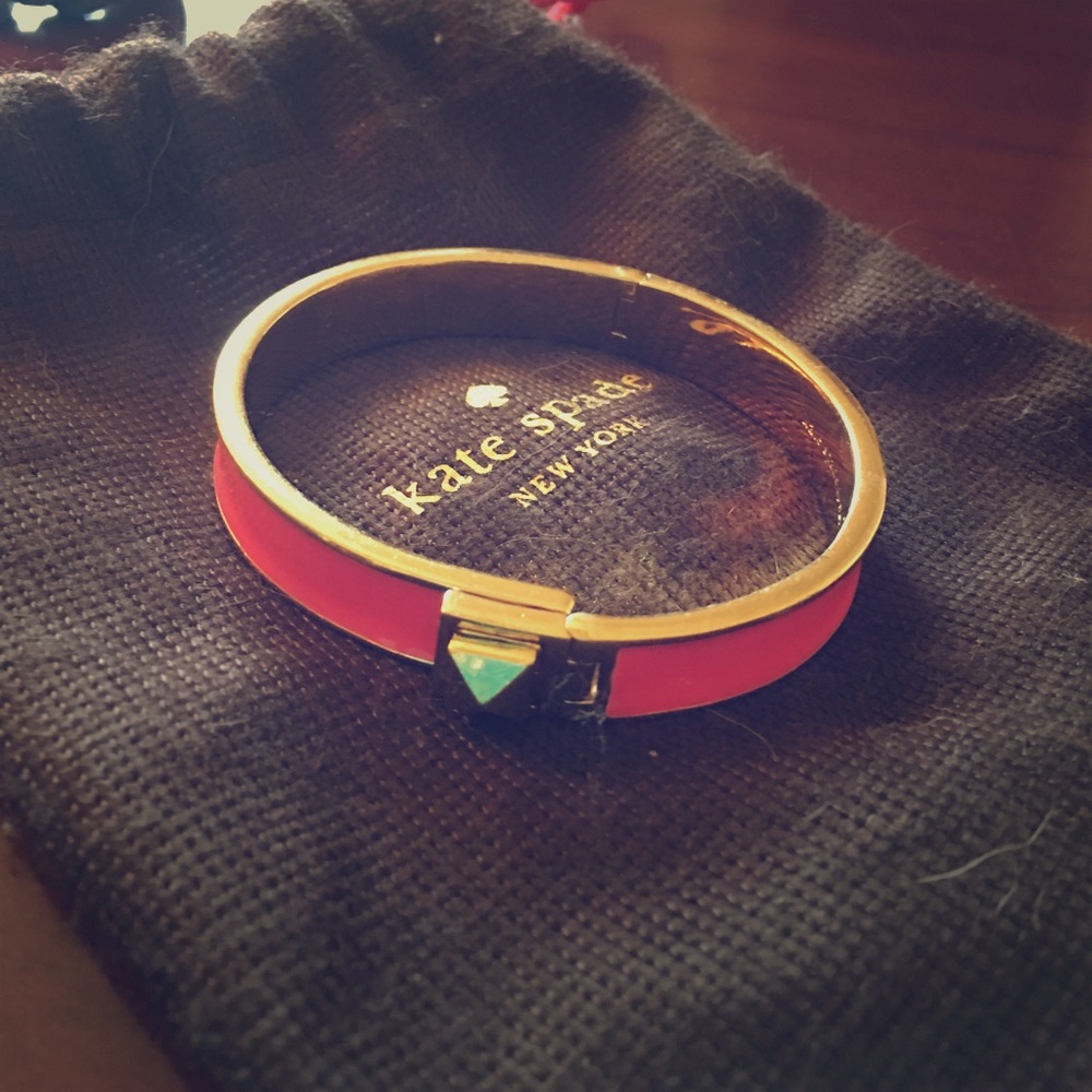 Kate Spade hot pink bangle!