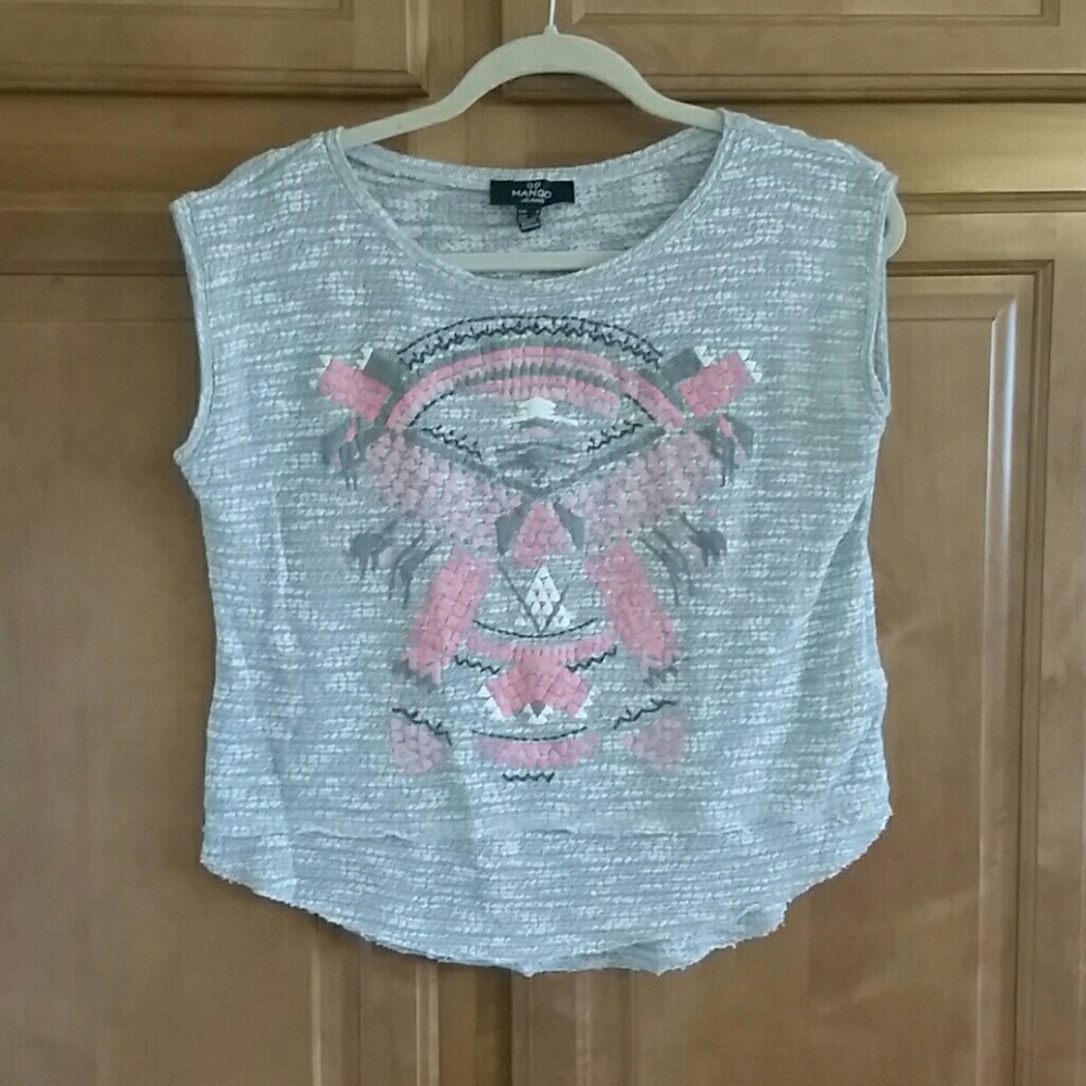 EUC Knit BOHO Crop Top by Mango