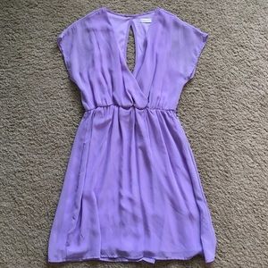 Beautiful Lavender Backless Dress Size Large