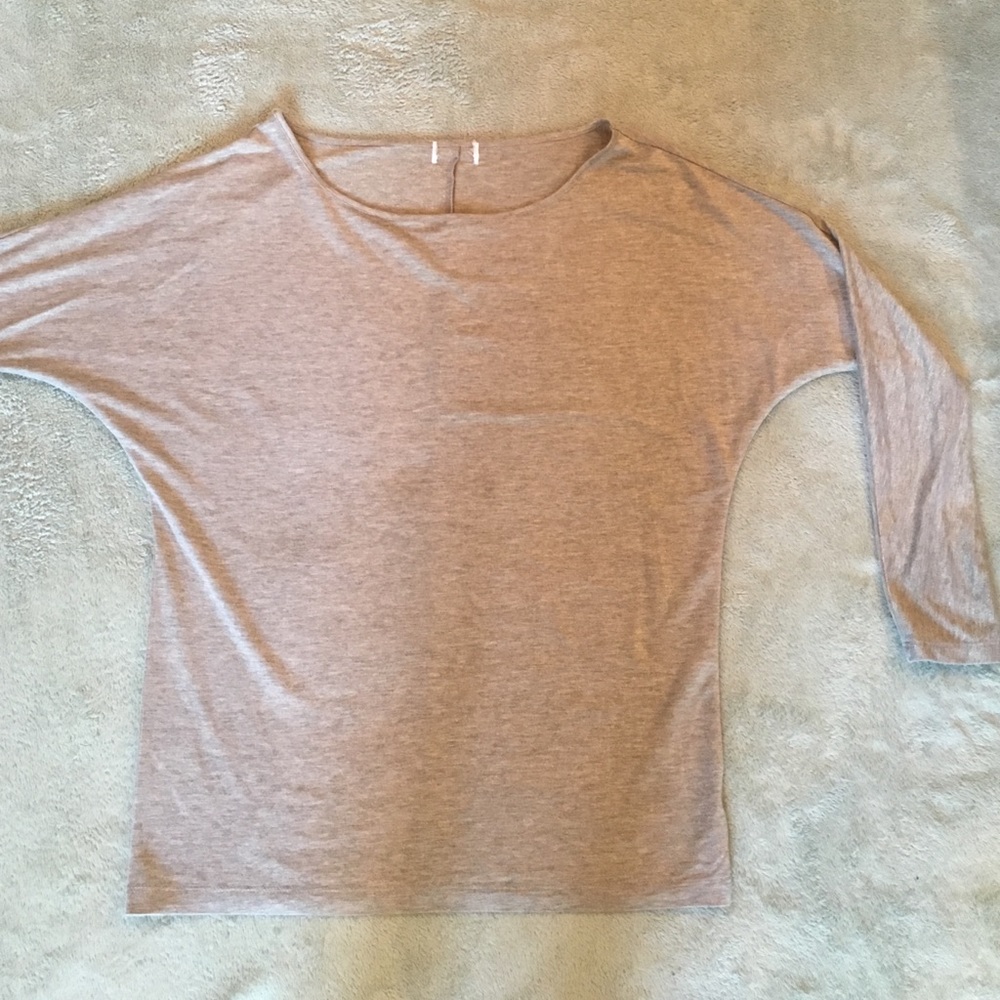 Loft shimmer 3/4 sleeve top