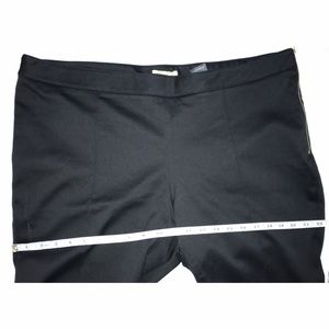 NWT H&M Side Zip Skinny Pants Front Seams Black