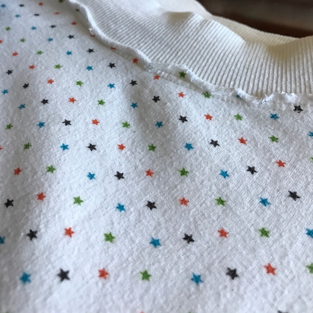 Fun star patterned long sleeve shirt