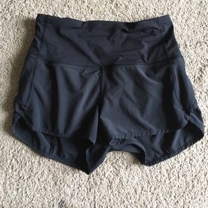 Rare high waist lululemon speed shorts, size 4
