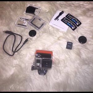 GoPro with memory chip and floatie included!!