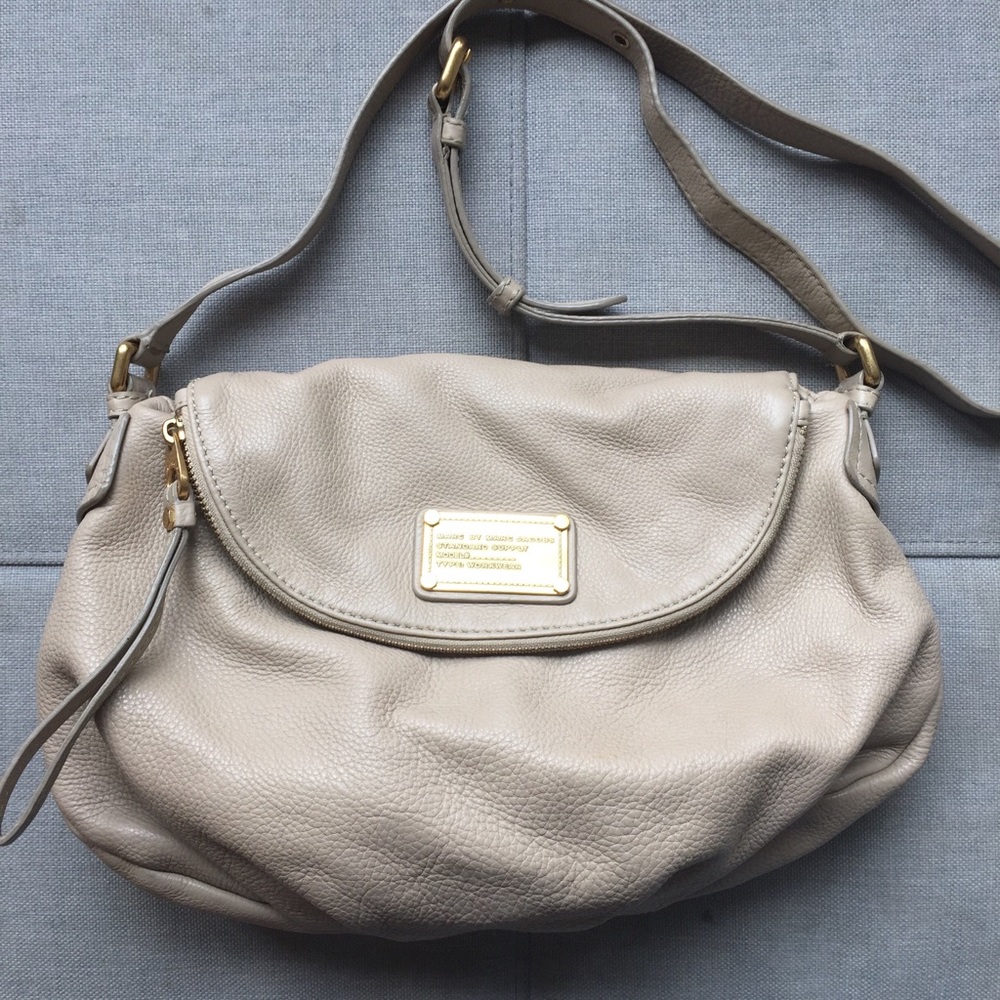 Marc by Marc Jacobs tan cross body bag