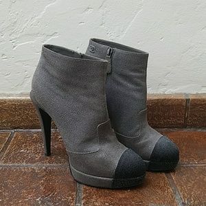 Chanel sparkle booties-41