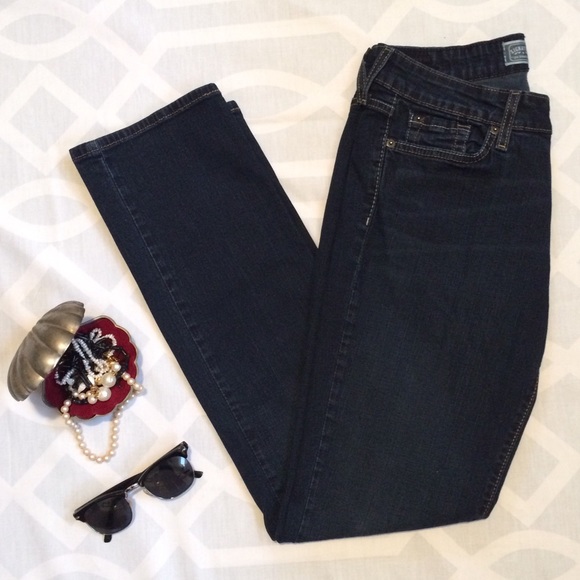 Levi's Denim - LEVI'S SIGNATURE Dark Blue Mid Rise Straight Leg