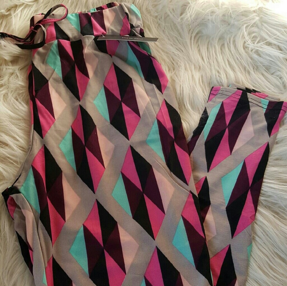 Diamond Joggers with pockets >ONE SIZE<