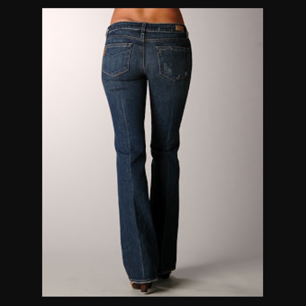 Paige Jeans- Midnite Rocker with Crease
