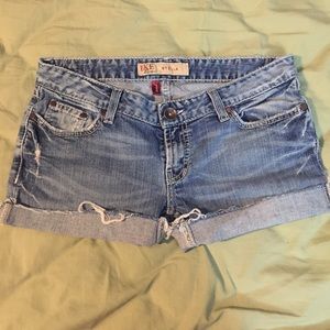 BKE handcut cutoff jean shorts