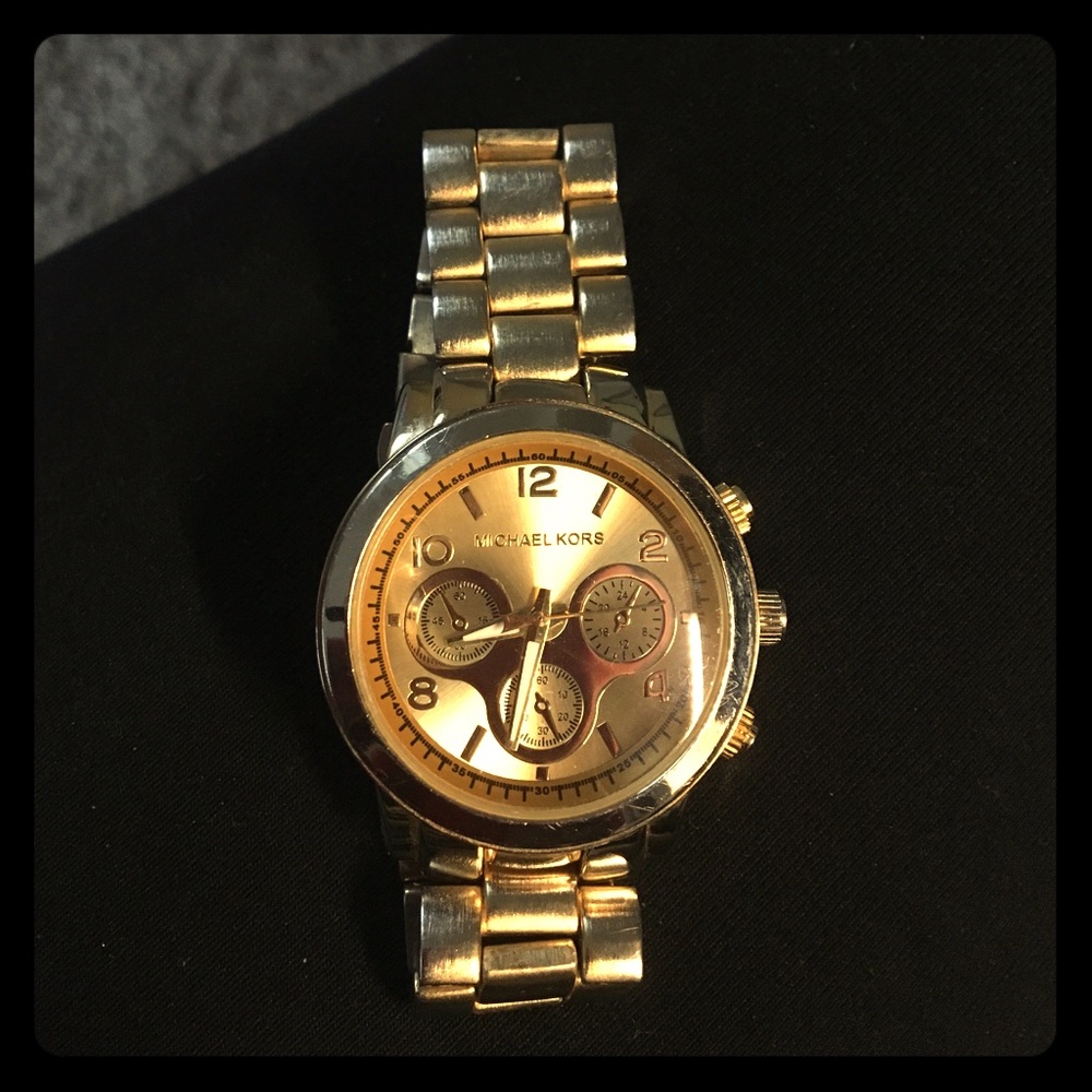 MK Gold Watch