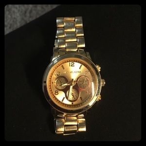 MK Gold Watch