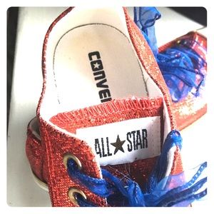 Red Sequined Converse