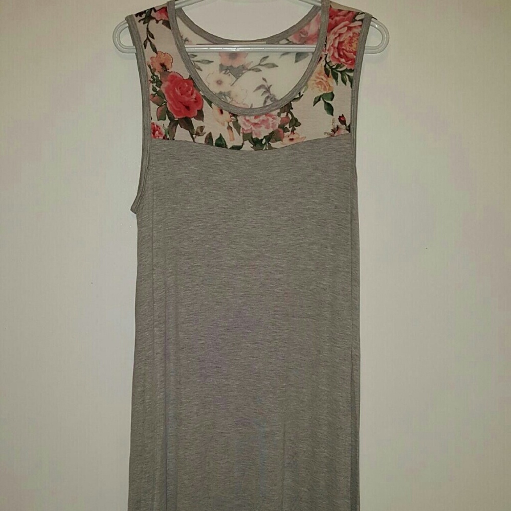 Floral long maxi dress