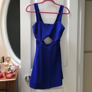 Blue cocktail dress