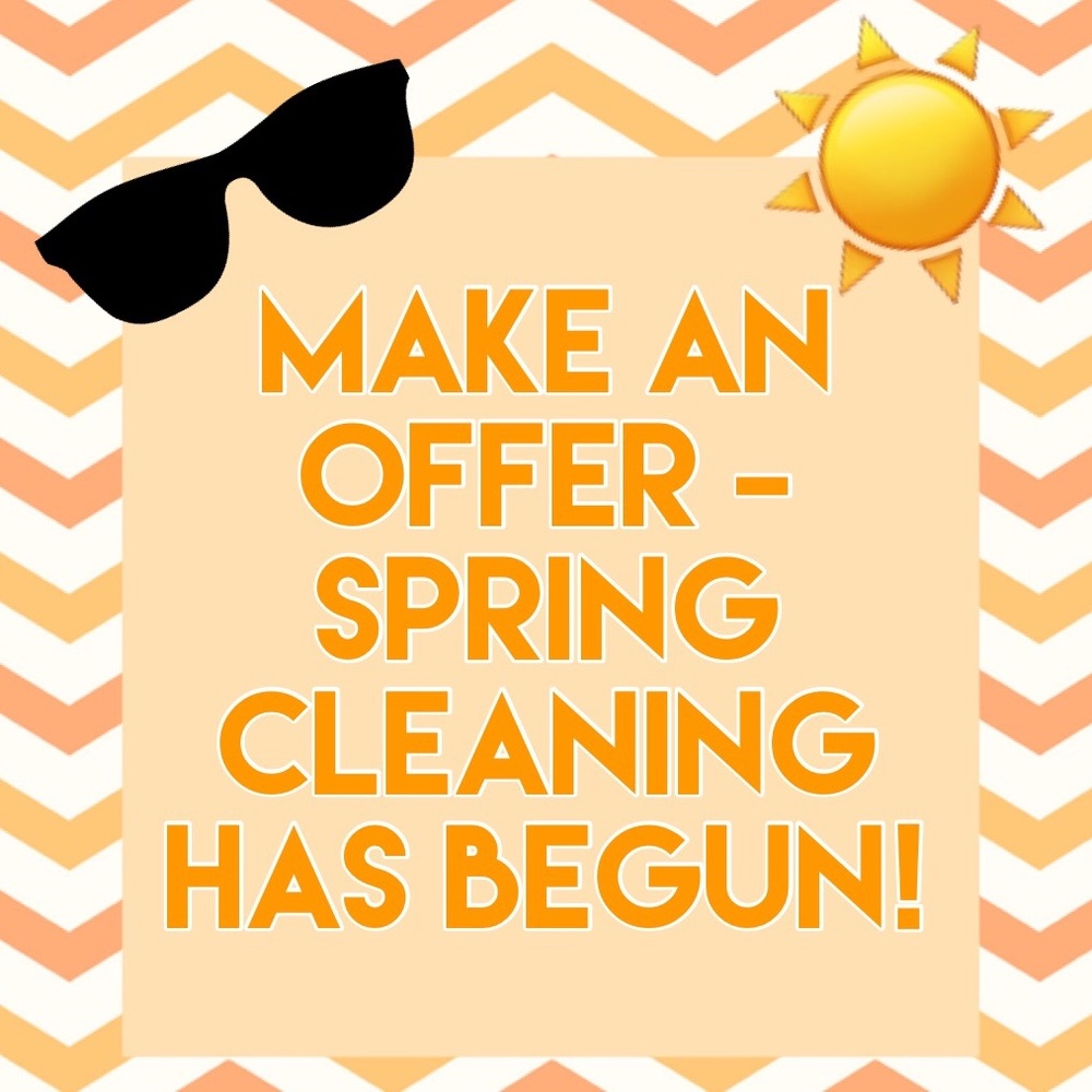 See my closet for spring cleaning deals!!!