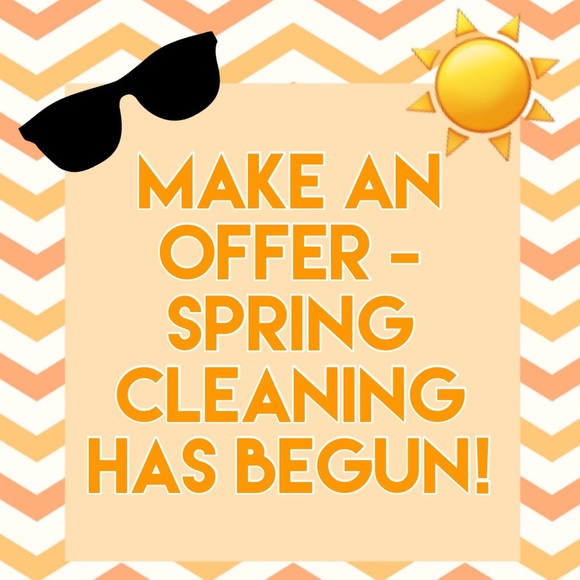 See my closet for spring cleaning deals!!!