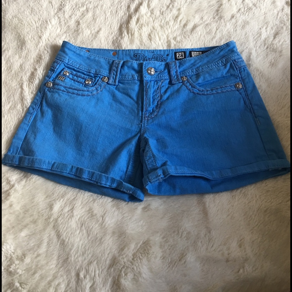 Miss me blue shorts