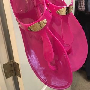 Michael Kors fun fuschia sandals!