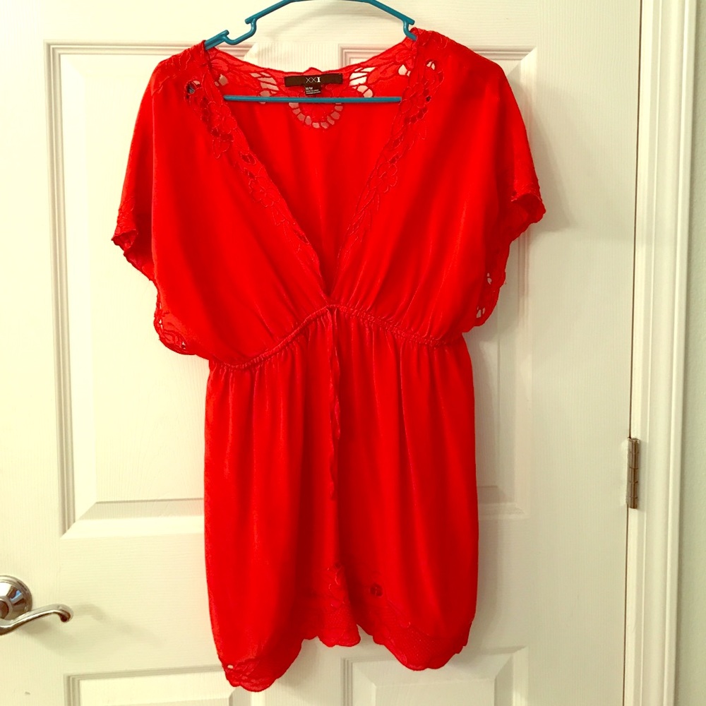 Deep V top