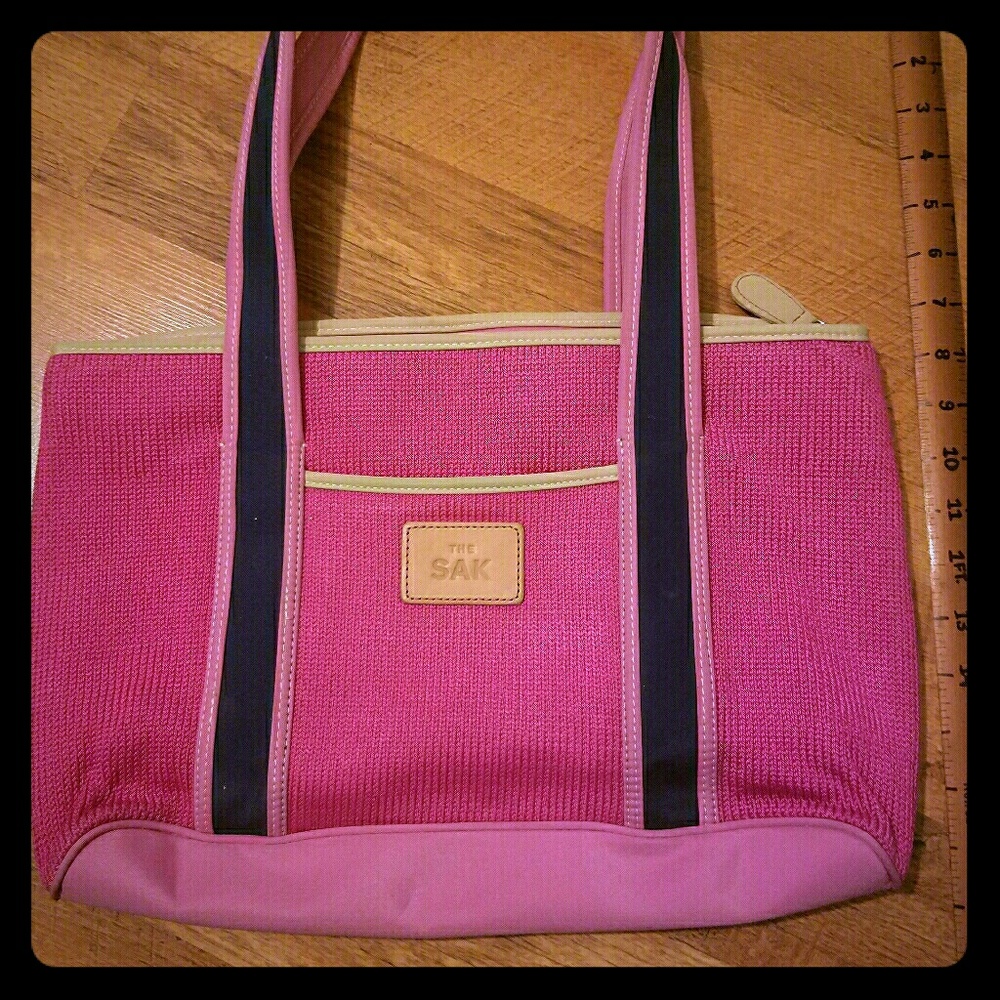 Pink handbag