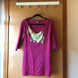 ✨Lucky scoop neck 3/4 sleeve shirt✨