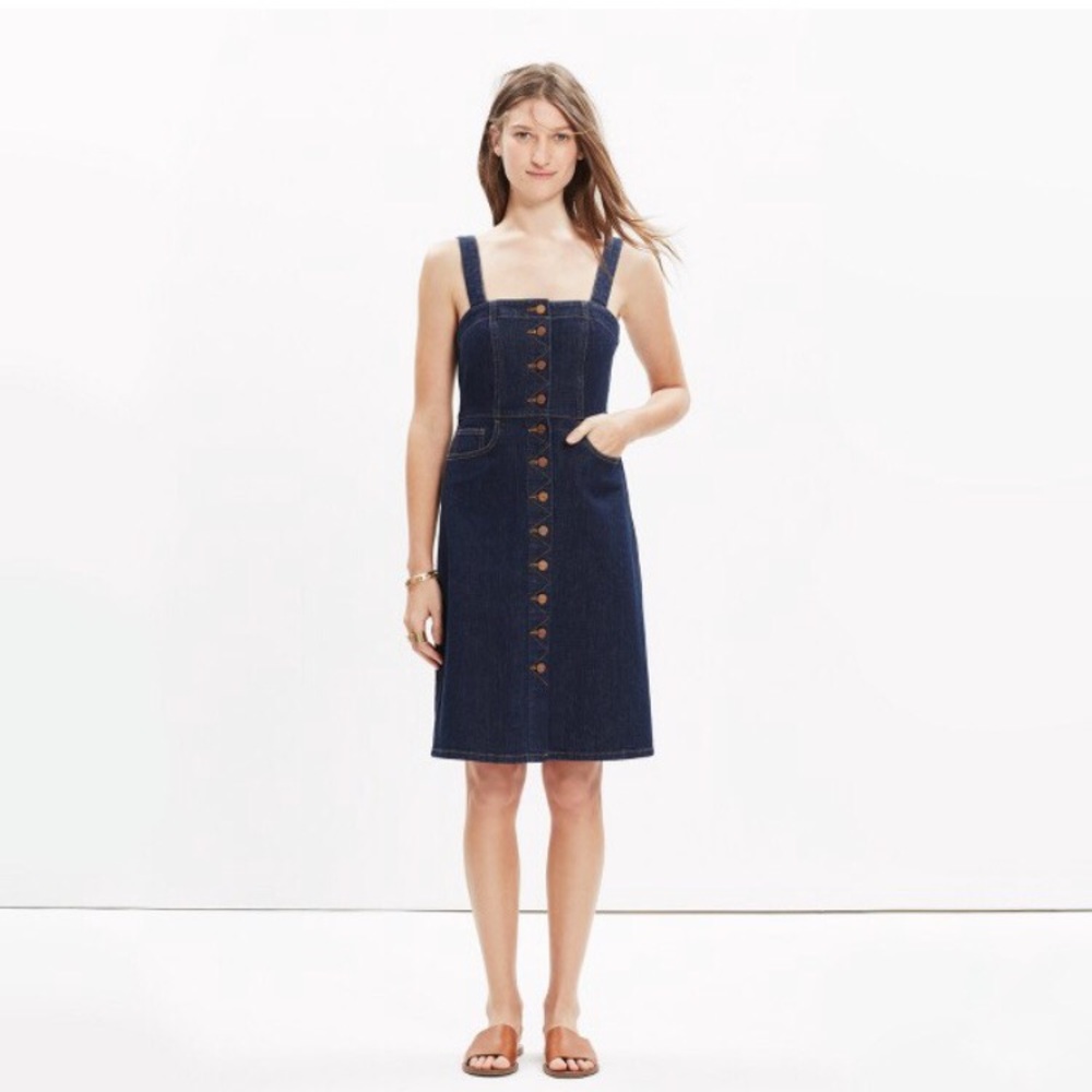 Madewell Denim Overall Dress